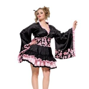 🌸3pc Cherry blossom Geisha Halloween Costume🌸
